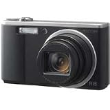Ricoh R8 Digital Point & Shoot Camera, 10mp, with 7.1x Optical Zoom, 4.8x Digital Zoom, 2.7 LCD Display - Two Tone Finish (Black w/Silver Trim) - U.S.A. Warranty