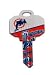 Miami Dolphins Schlage SC1 House Key
