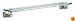 KOHLER K-16258-BN Margaux Glass Shelf, Vibrant Brushed Nickel
