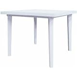 Adams Mfg Co 36′ Wht Sq Dining Table 8170-48-3770 Resin Patio Tables