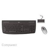 HP Wireless Keyboard and Mouse - Keyboard - wireless - RF - mouse - USB wireless receiver