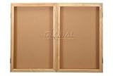 Bulletin Board Two Door