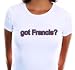 got Francis? Adult Cap T-Shirt