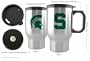 Michigan State Spartans 16 oz. Stainless Steel Travel Mug (Set of Two)