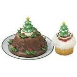 3D Christmas Tree Cupcake Picks - 6ct