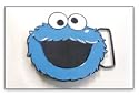 Sesame Street Cookie Monster Face Belt Buckle