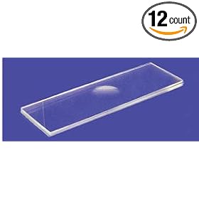 25.4 x 76.2mm Depression Slides for Light Microscopy (Pack of 12)