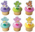 12 ct Care Bears Finger Puppet Cupcake Picks