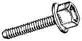 M8-1.25X85 Hex Body Bolt-Black (25 count)