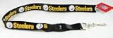 Pittsburgh Steelers Lanyard - Black