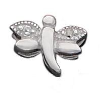 Earrings - Sterling Silver CZ Dragonfly Post Earrings