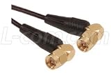 RG174/U SMA Right Angle-SMA Right Angle 50 Ohm Coaxial Cable Assemblies 0.5 FEET
