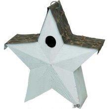 Barnstorm Country Star Birdhouse White