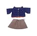 Khaki Skirts | Work Skirts - Denim Jacket and Khaki Skirt