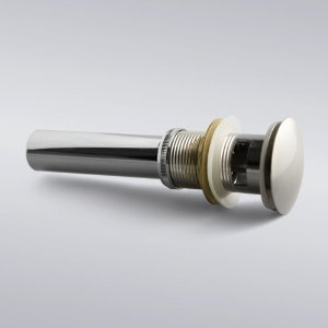 Decor Star PU-002-TB 1 5/8" Bathroom Faucet Vessel Vanity Sink Pop Up Drain Stopper With Overflow Brushed Nickel