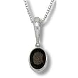 18" Oval Faceted Garnet Necklace