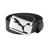 Puma Golf High Shine Black Belt (Color=Black,Size=Medium)