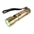 Compact 3-in-1 Super-Bright White + Green LED Flashlight with Laser Pointer - Brilliant Silver Aluminum