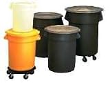 CONTINENTAL COMMERCIAL PRODE #3200 GY 32GAL GRY Receptacle