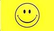 NEOPlex 3' x 5' Yellow Smiley Face Novelty Flag