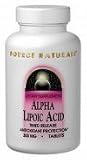 Source Naturals Alpha Lipoic Acid 300mg, 120 Tablets