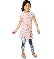 Limited Cotton Rich Mickey Mouse Tunic & Leggings Outfit with Stay New™