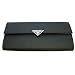 Prada Checkbook Wallet 1M1037 - Black Saffiano Leather