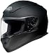 Shoei Solid RF-1100 Full Face Motorcycle Helmet w/ Free B&F Heart Sticker – Matte Black / Small