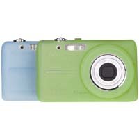 Electronics: Olympus Silicone Skin Case for the FE 280 Digital Point & Shoot Camera, Lime