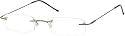 Sunoptic OR17A Gunmetal Reading Glasses - Strength +1.00 Including 
Case