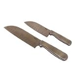 Ginsu 2 pc Stainless Santoku Set