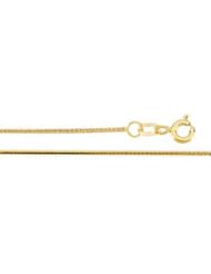 Diamond-Cut Snake Chain 14K Gold Yellow Ch502 20 Inch