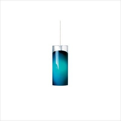 Horizon One Light LED Pendant in Satin Nickel Shade Color: Dark Brown, Mounting Type: Two-Circuit Rail