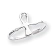 Sterling Silver Ankh (Egyptian Cross) Toe Ring