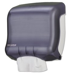 San Jamar T1790TBL Ultrafold Oceans C-Fold And Multi Fold Type Arctic Blue Towel Dispenser