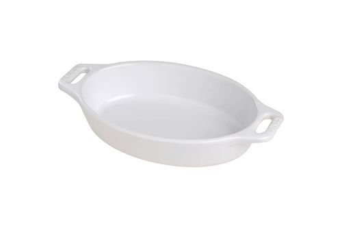 Staub 40510-556-0 Keramik Auflaufform oval, Durchmesser 37 cm, 1 St&uuml;ck, weiss Preisvergleich