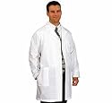 White Swan Uniforms Men's Long White Lab Coat
