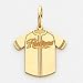 14K San Diego Padres Small Jersey Pendant