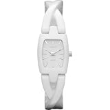 DKNY Women's NY8728 White Ceramic Quartz Watch with White Dial