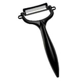 Kyocera Horizontal Ceramic Peeler with Eyer, Black