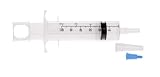 Feeding and Irrigation Syringe - Irrigation/feeding syringe, IV pole bag, luer tip adapter, flat ring plunger, rounded with flat top, 60cc - 30 Per Case - Model DYND70642