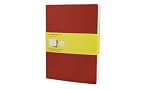 Moleskine Squared Cahier Journal X-Large, Red (Moleskine Srl)