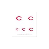 Cincinnati Reds Official Logo Fingernail Tattoos