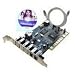 PCI Firewire DV iLink Sony IEEE1394 Card with Cable and Ulead Videostudio DV Editting Software Kit - Bonus of 5 USB2 Ports