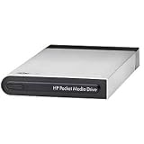 HP Pocket Media Drive 500 GB USB 2.0 Portable External Hard Drive HPBAAA5000ASL-NHSN (Black/Silver)