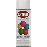 Krylon K05150800 Decorator Spray Paint Enamel Semi-gloss White (Pack of 6)