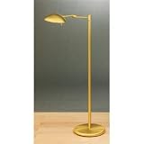 Holtkotter 2508/1-P1-BB Brushed Brass Halogen Floor Lamp with Dimm-System Punkt 1 Brushed Brass