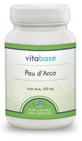 Pau d'Arco 500 mg. 100 Caps per bottle 6 Bottles