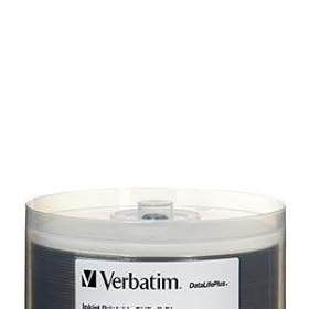 Verbatim 96862 8.5GB 8X DataLifePlus White Inkjet Printable DVD+R DL, 50 Disc Spindle by Verbatim