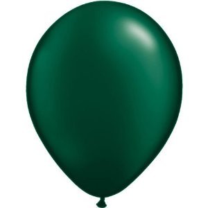 Dark Green 11 Inch Latex Balloons (10 Pack)